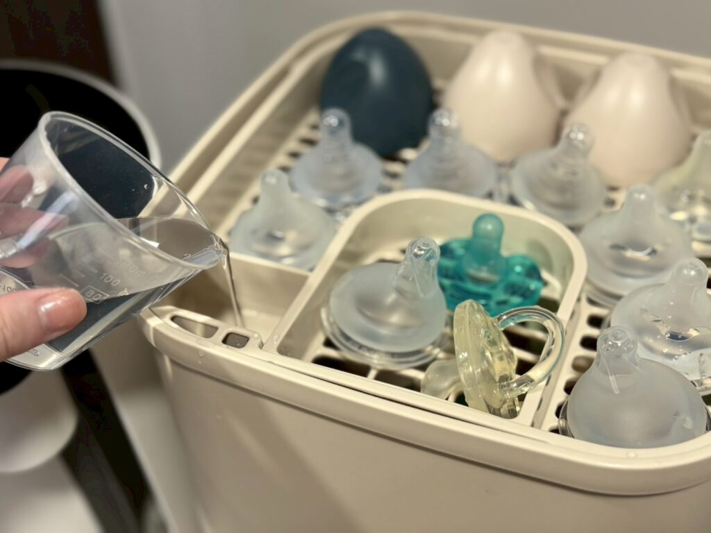 小獅王UDI H1消毒鍋直接上方加水