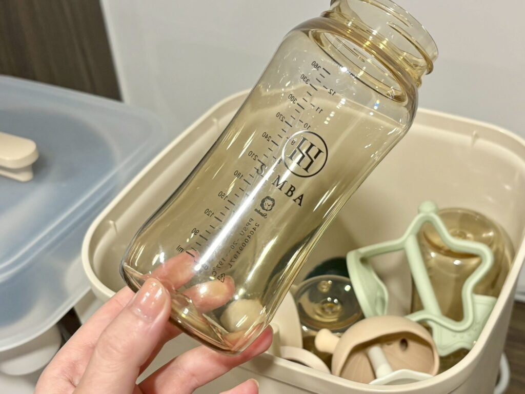 小獅王UDI H1消毒鍋使用後 奶瓶全乾無水滴