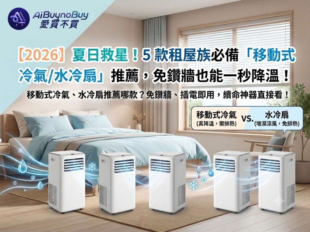 租屋族必備移動式冷氣/水冷扇推薦_精選圖片