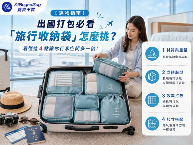 精選圖片_出國打包必看「旅行收納袋」怎麼挑
