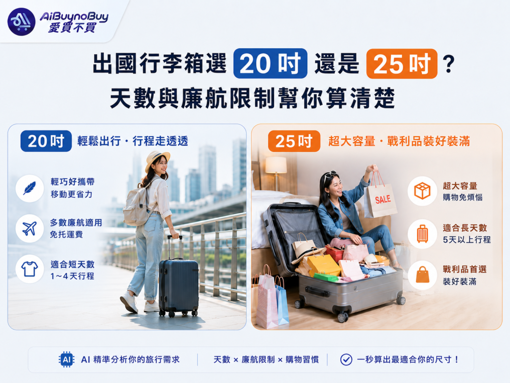 出國行李箱幾吋?20吋還是25吋_精選圖片